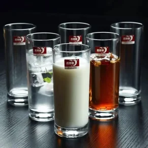 green apple water juice  glass (4 piece ) -offer product